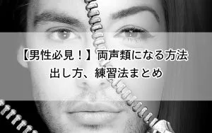 男性必見 両声類になる方法 出し方 練習法まとめ 歌い手部